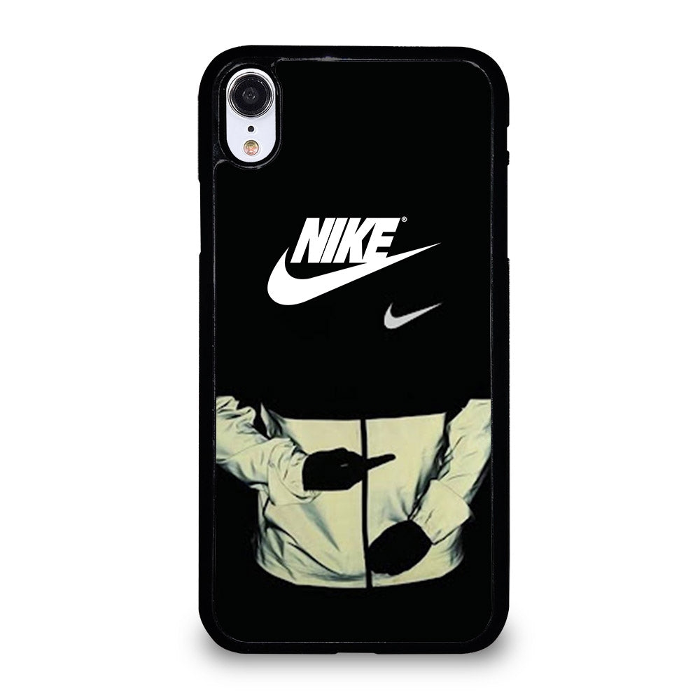 NIKE MIDDLE FINGER LOGO iPhone XR Case Cover