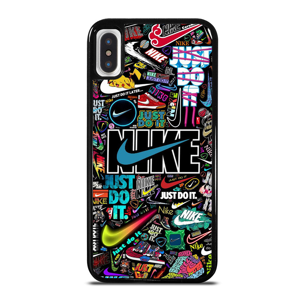 NIKE STICKER COLLAGE iPhone X / XS Case Cover