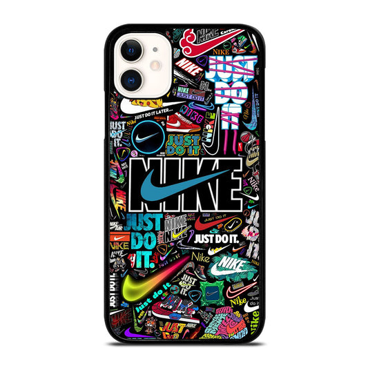 NIKE STICKER COLLAGE iPhone 11 Case Cover