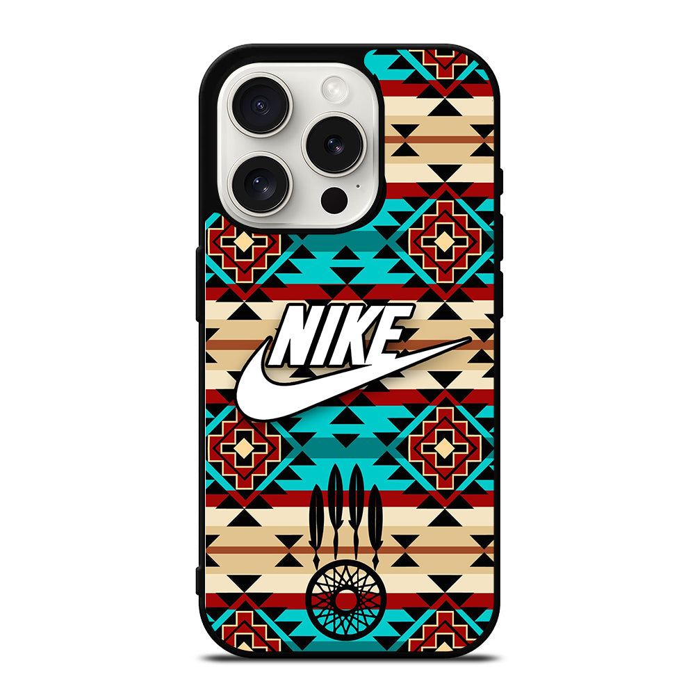 NIKE AZTEC PATTERN 1 iPhone 15 Pro Case Cover