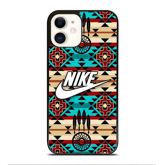 NIKE AZTEC PATTERN 1 iPhone 12 Case Cover