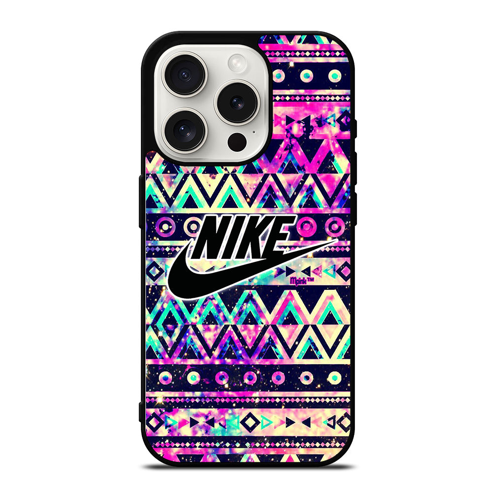 NIKE AZTEC PATTERN 2 iPhone 15 Pro Case Cover