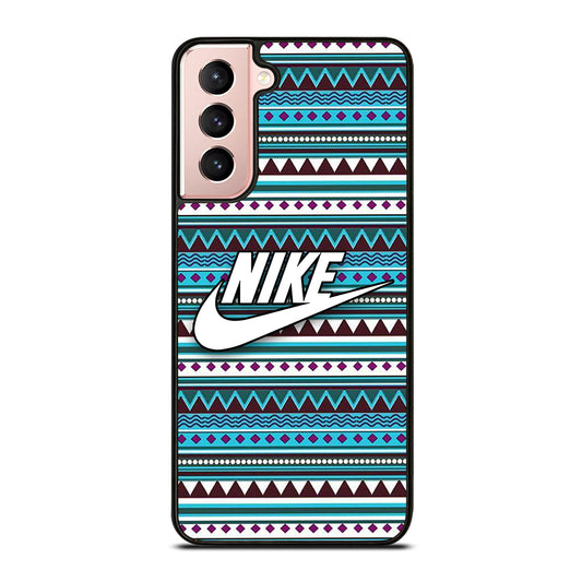 NIKE AZTEC PATTERN 3 Samsung Galaxy S21 Case Cover