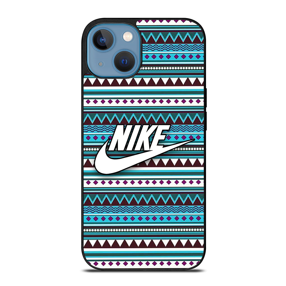 NIKE AZTEC PATTERN 3 iPhone 13 Case Cover