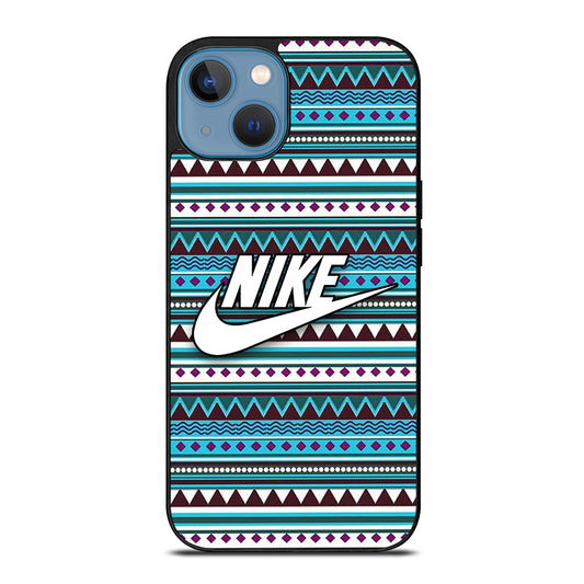 NIKE AZTEC PATTERN 3 iPhone 13 Case Cover