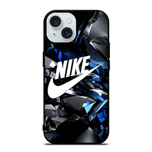 NIKE CRYSTAL LOGO iPhone 15 Case Cover