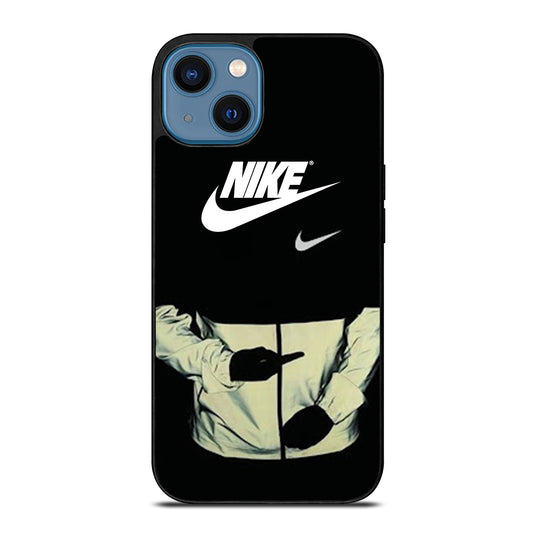 NIKE MIDDLE FINGER LOGO iPhone 14 Case Cover