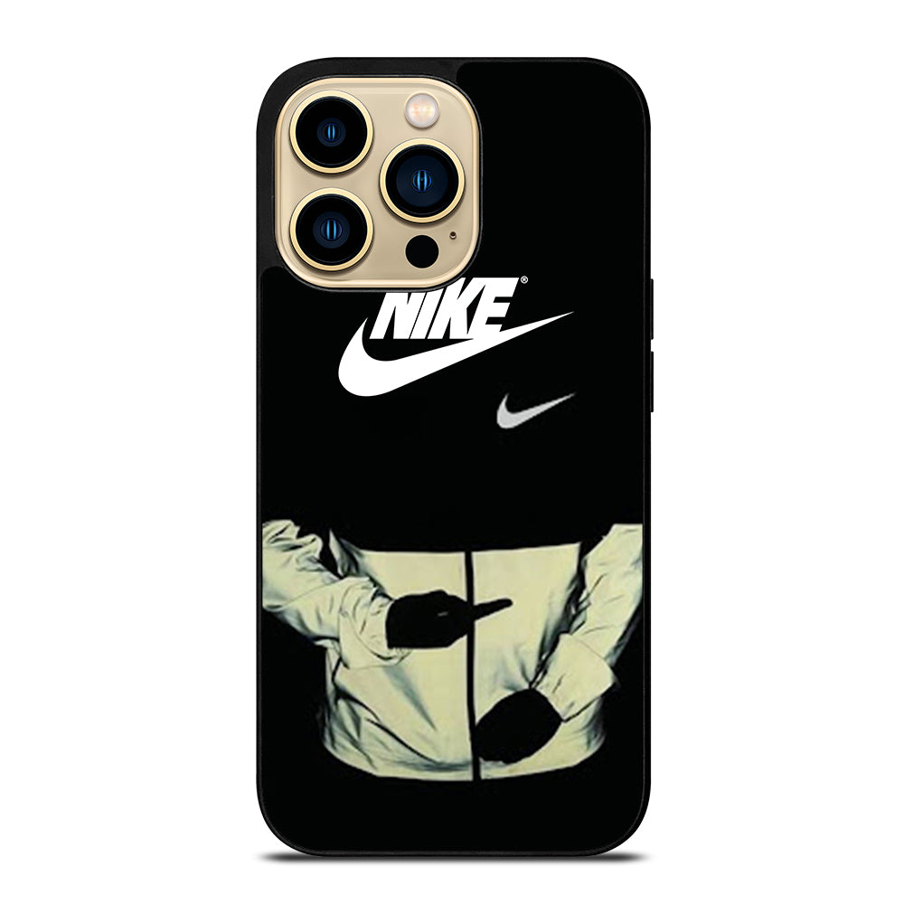 NIKE MIDDLE FINGER LOGO iPhone 14 Pro Max Case Cover