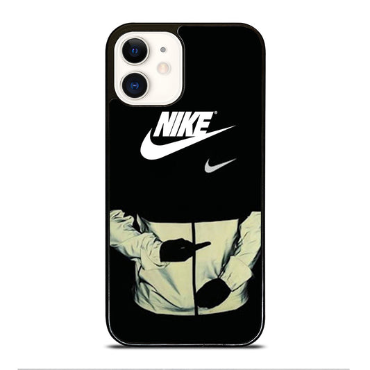 NIKE MIDDLE FINGER LOGO iPhone 12 Case Cover
