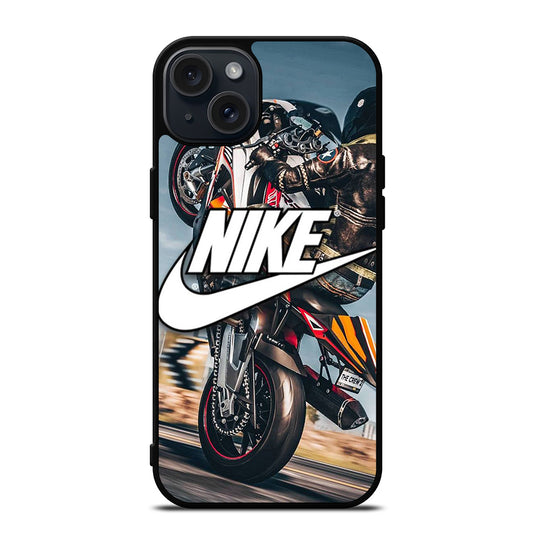NIKE MOTORCYCLE LOGO iPhone 15 Plus Case Cover