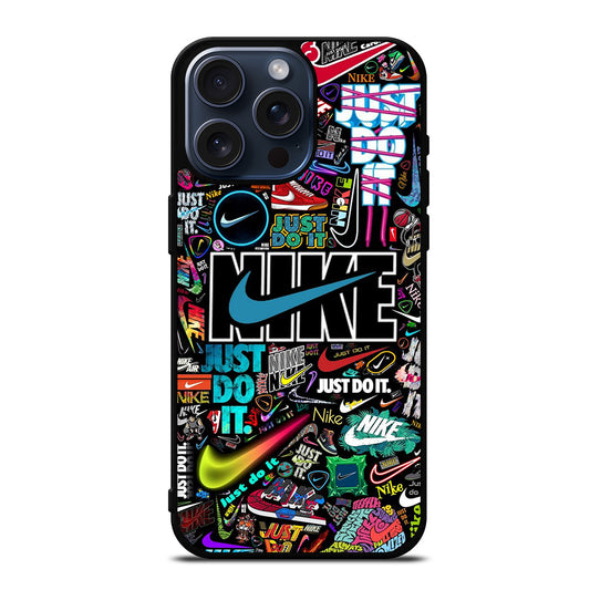 NIKE STICKER COLLAGE iPhone 15 Pro Max Case Cover