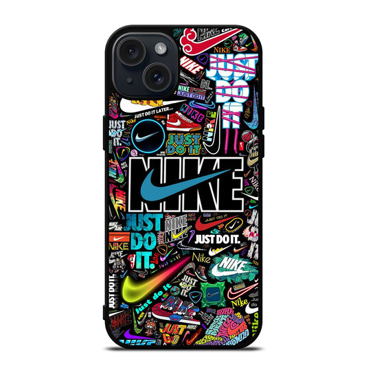 NIKE STICKER COLLAGE iPhone 15 Plus Case Cover