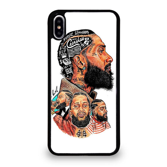 NIPSEY HUSSLE RAPPER ARTWORK iPhone XS Max Case Cover