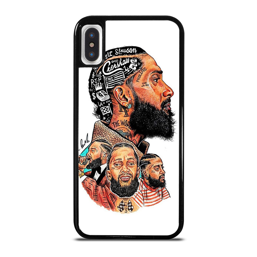 NIPSEY HUSSLE RAPPER ARTWORK iPhone X / XS Case Cover