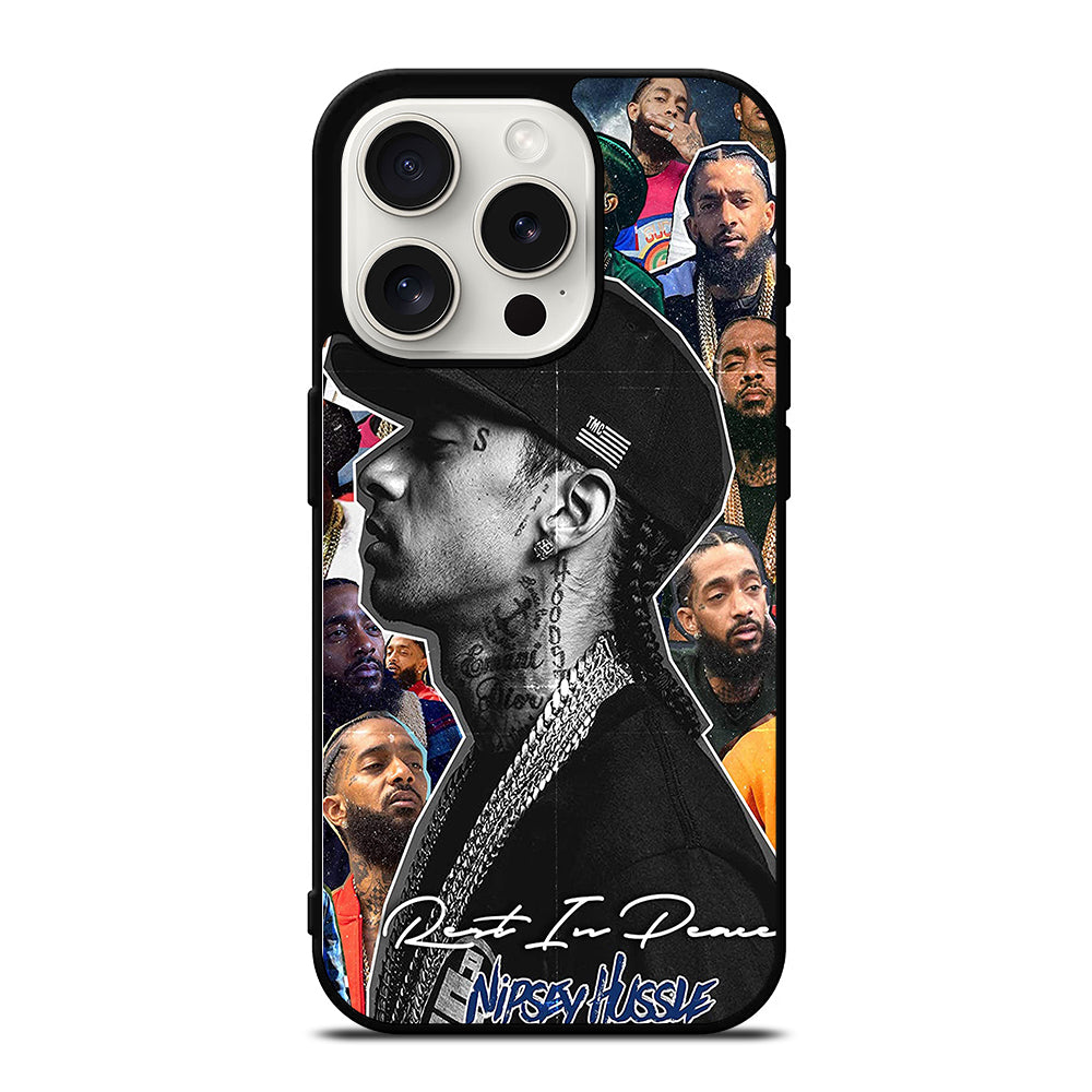 NIPSEY HUSSLE COLLAGE iPhone 15 Pro Case Cover