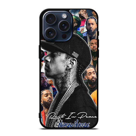 NIPSEY HUSSLE COLLAGE iPhone 15 Pro Max Case Cover
