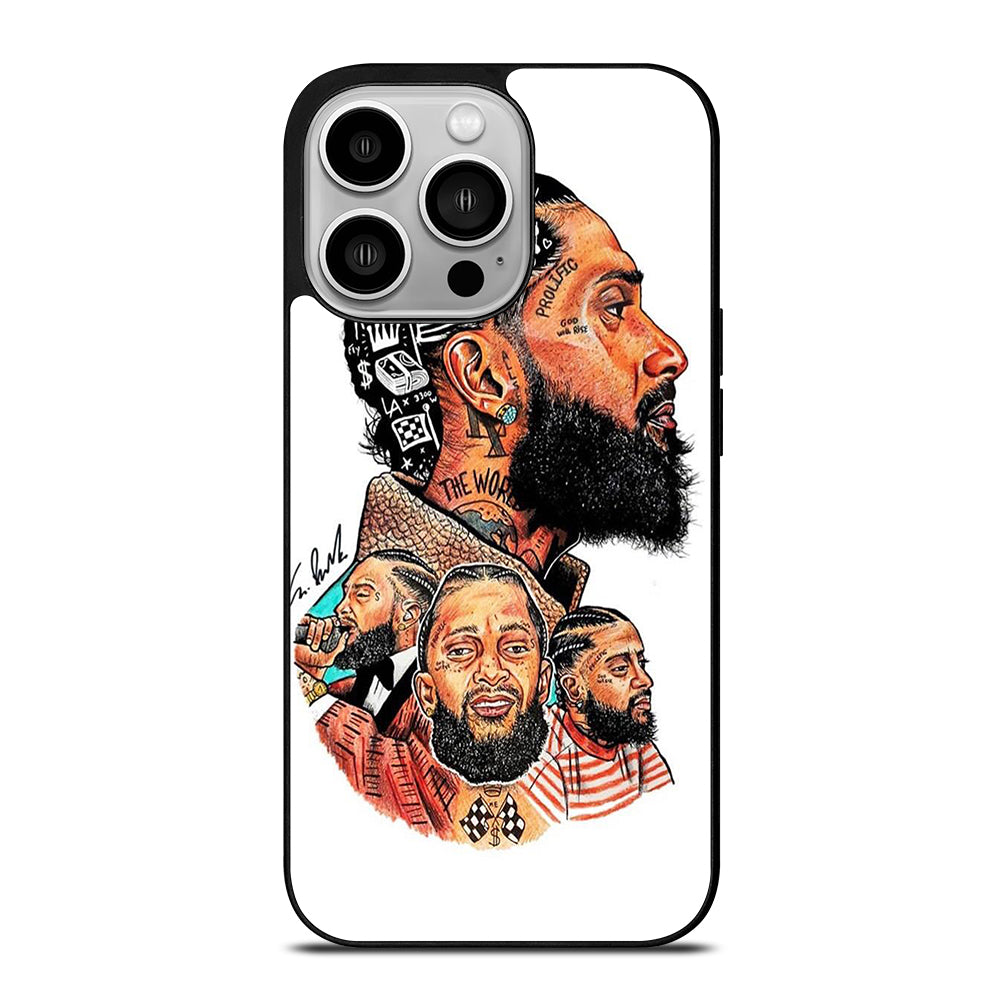 NIPSEY HUSSLE RAPPER ARTWORK iPhone 14 Pro Case Cover