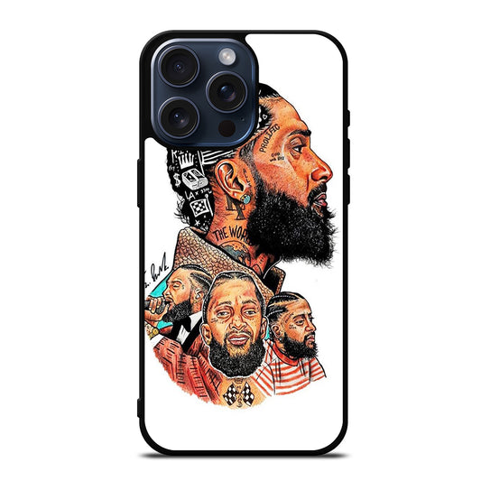 NIPSEY HUSSLE RAPPER ARTWORK iPhone 15 Pro Max Case Cover