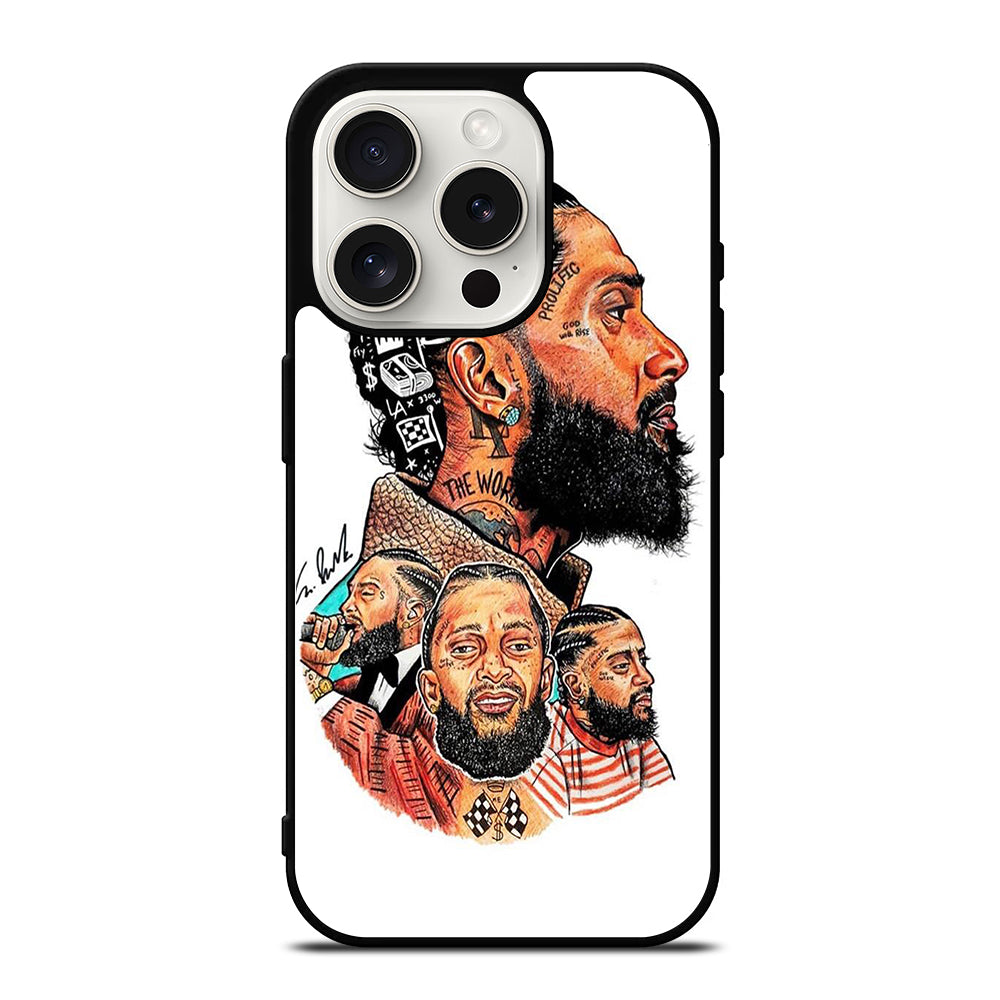 NIPSEY HUSSLE RAPPER ARTWORK iPhone 15 Pro Case Cover
