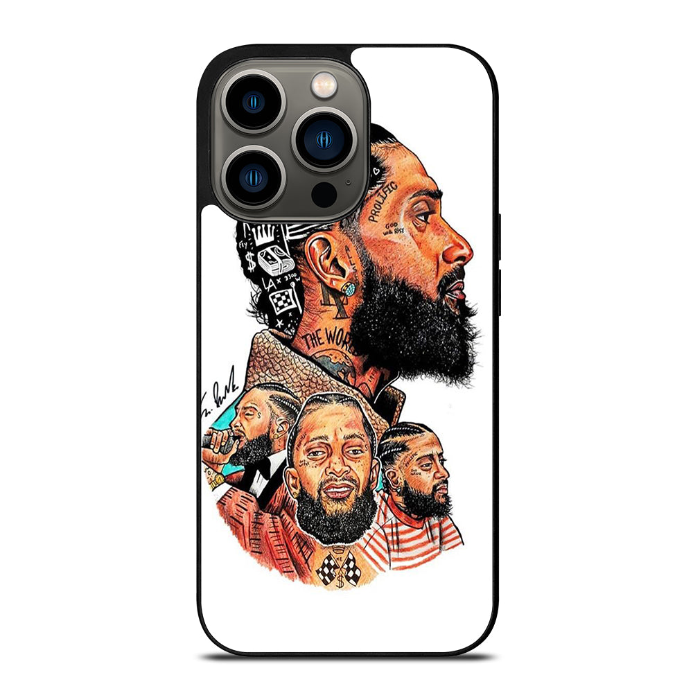 NIPSEY HUSSLE RAPPER ARTWORK iPhone 13 Pro Case Cover