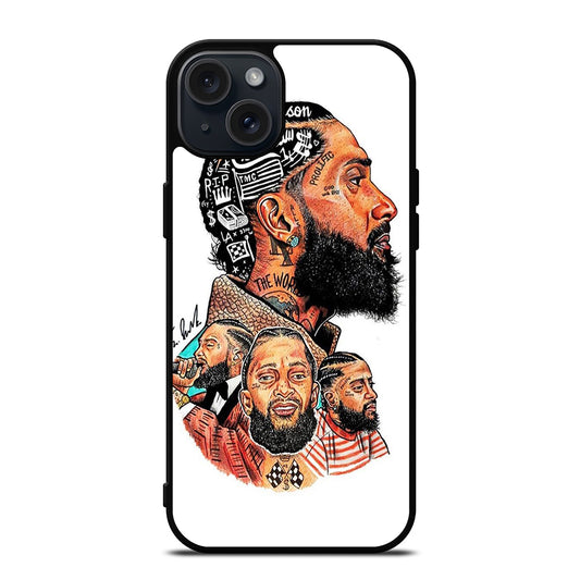 NIPSEY HUSSLE RAPPER ARTWORK iPhone 15 Plus Case Cover