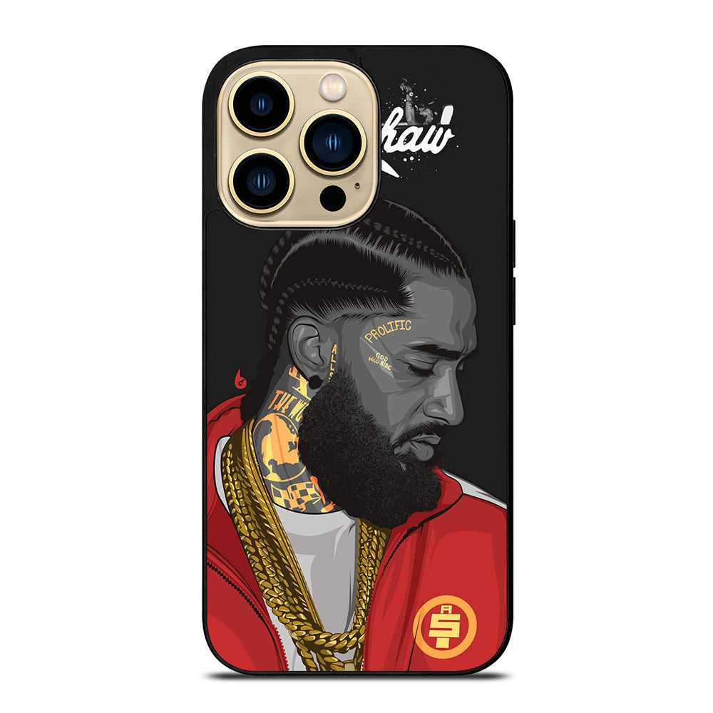 NIPSEY HUSSLE RAPPER ART iPhone 14 Pro Max Case Cover