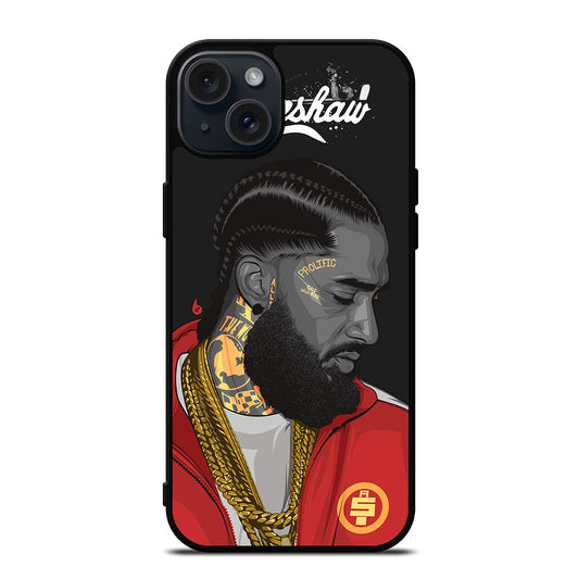 NIPSEY HUSSLE RAPPER ART iPhone 15 Plus Case Cover