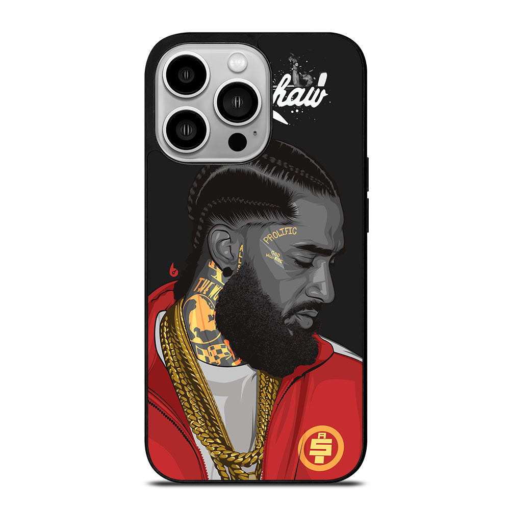 NIPSEY HUSSLE RAPPER ART iPhone 14 Pro Case Cover