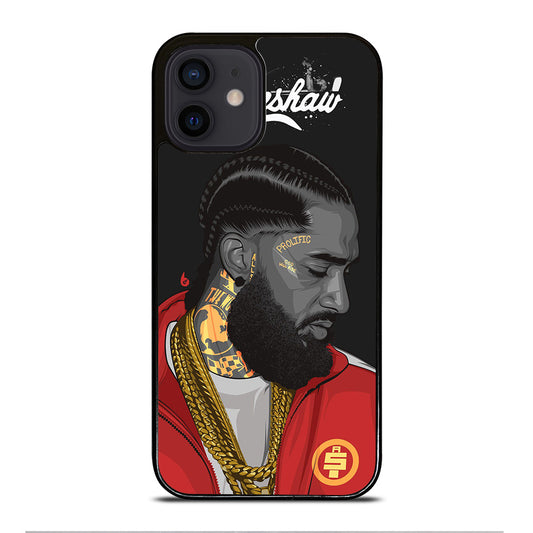 NIPSEY HUSSLE RAPPER ART iPhone 12 Mini Case Cover