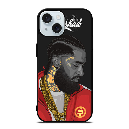 NIPSEY HUSSLE RAPPER ART iPhone 15 Case Cover