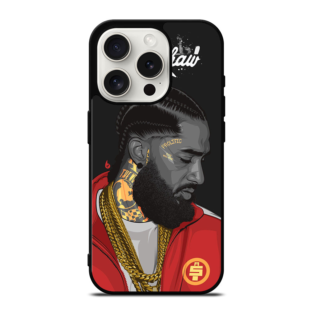 NIPSEY HUSSLE RAPPER ART iPhone 15 Pro Case Cover