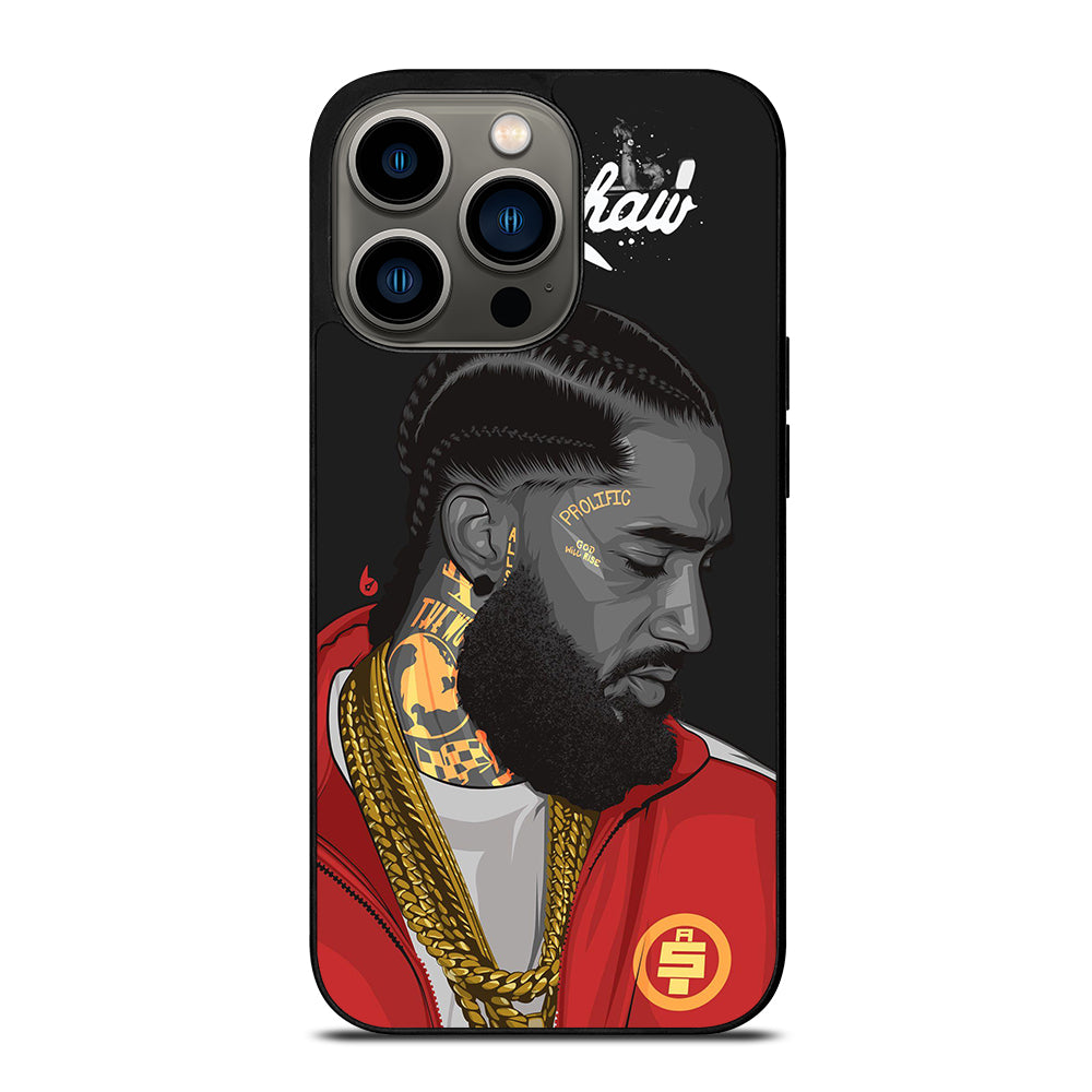 NIPSEY HUSSLE RAPPER ART iPhone 13 Pro Case Cover