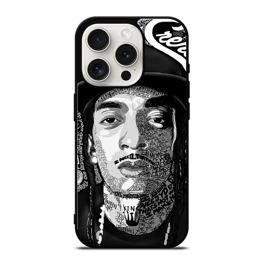 NIPSEY HUSSLE RAPPER QUOTE iPhone 15 Pro Case Cover