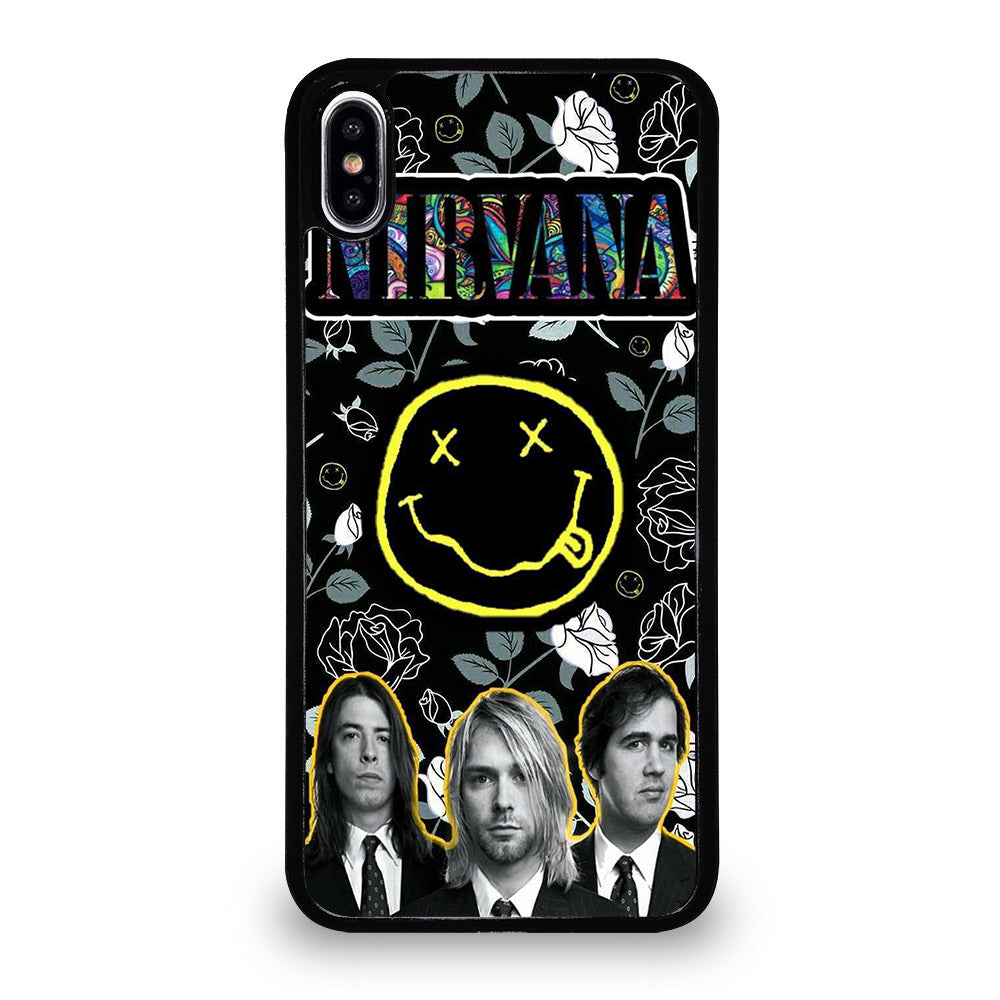 NIRVANA ROCK BAND PERSONNEL iPhone XS Max Case Cover
