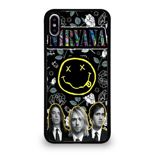 NIRVANA ROCK BAND PERSONNEL iPhone XS Max Case Cover