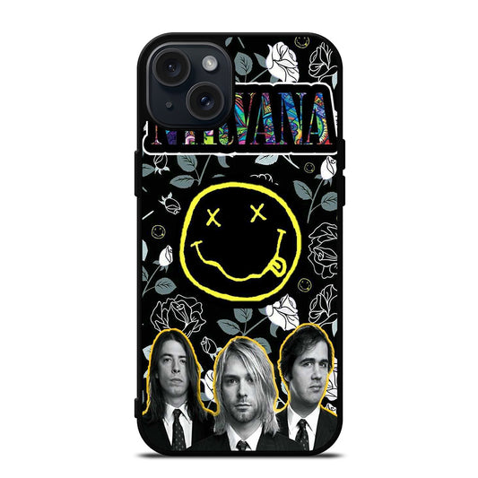 NIRVANA ROCK BAND PERSONNEL iPhone 15 Plus Case Cover