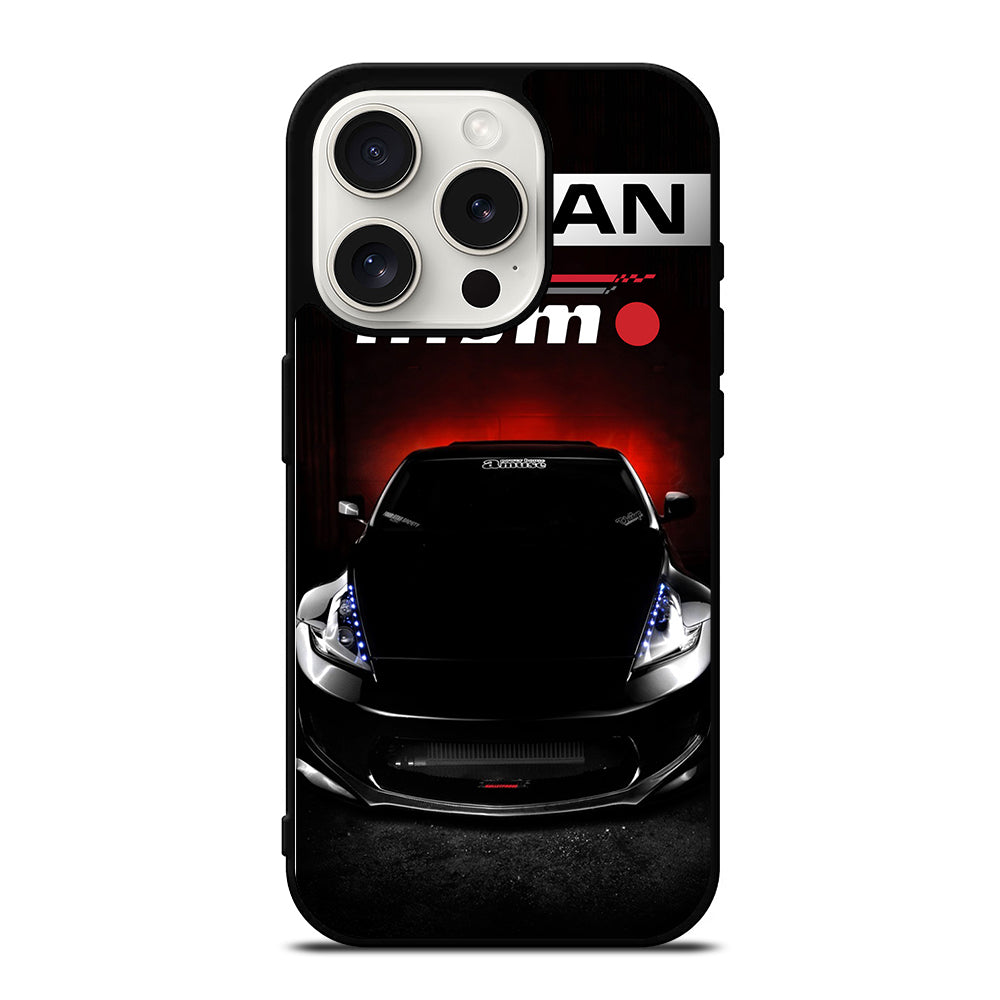 NISSAN NISMO BLACK CAR iPhone 15 Pro Case Cover