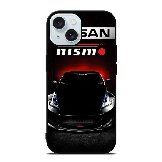NISSAN NISMO BLACK CAR iPhone 15 Case Cover