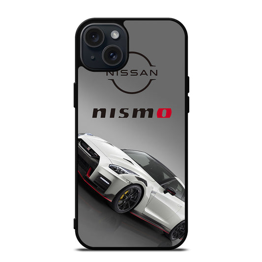 NISSAN NISMO WHITE CAR iPhone 15 Plus Case Cover