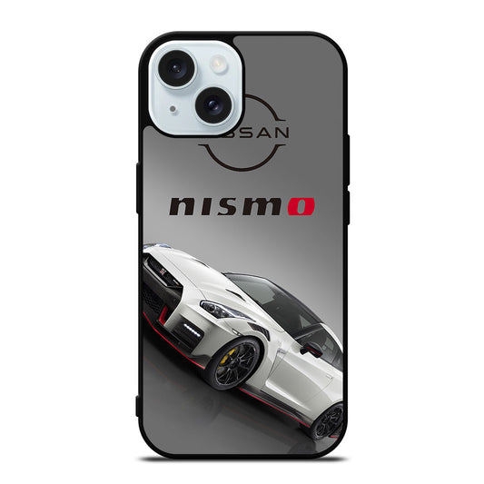 NISSAN NISMO WHITE CAR iPhone 15 Case Cover