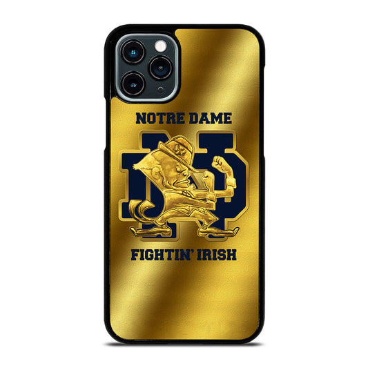 NOTRE DAME FIGHTING IRISH GOLD LOGO iPhone 11 Pro Case Cover