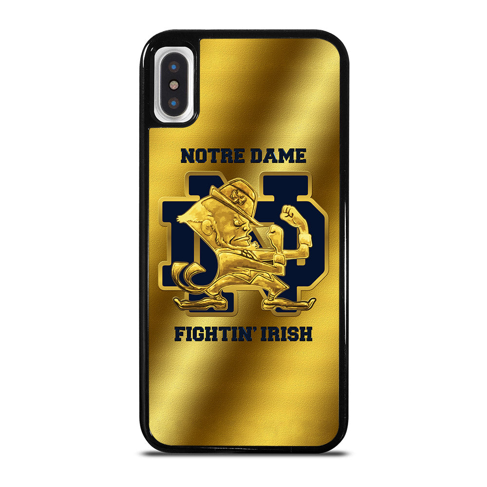 NOTRE DAME FIGHTING IRISH GOLD LOGO iPhone X / XS Case Cover