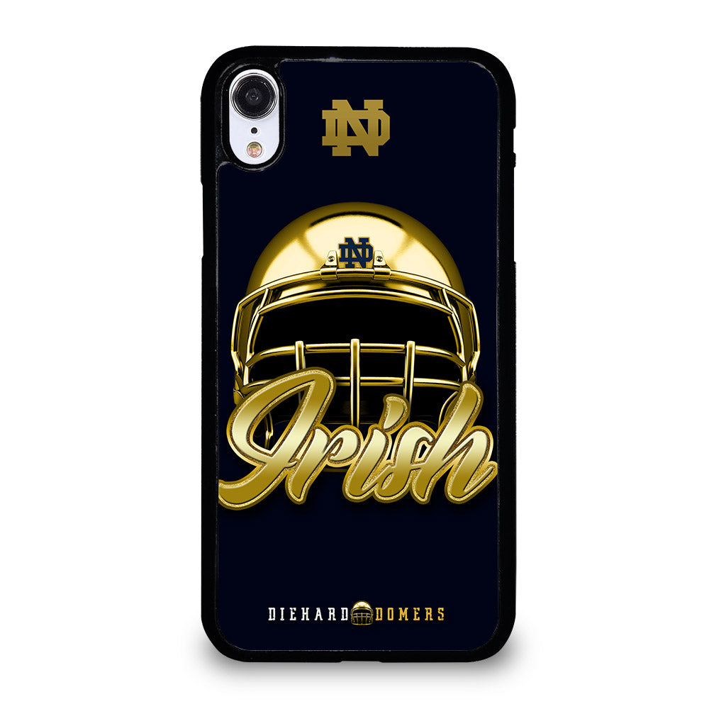 NOTRE DAME FIGHTING IRISH HELMET iPhone XR Case Cover