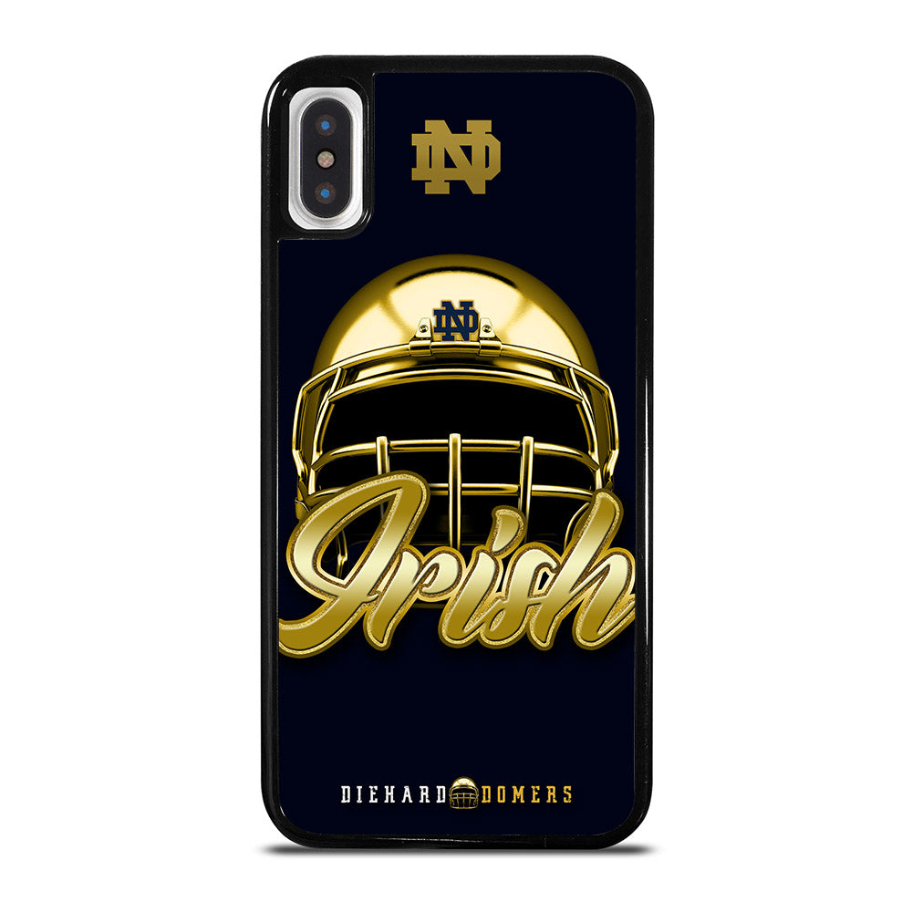 NOTRE DAME FIGHTING IRISH HELMET iPhone X / XS Case Cover