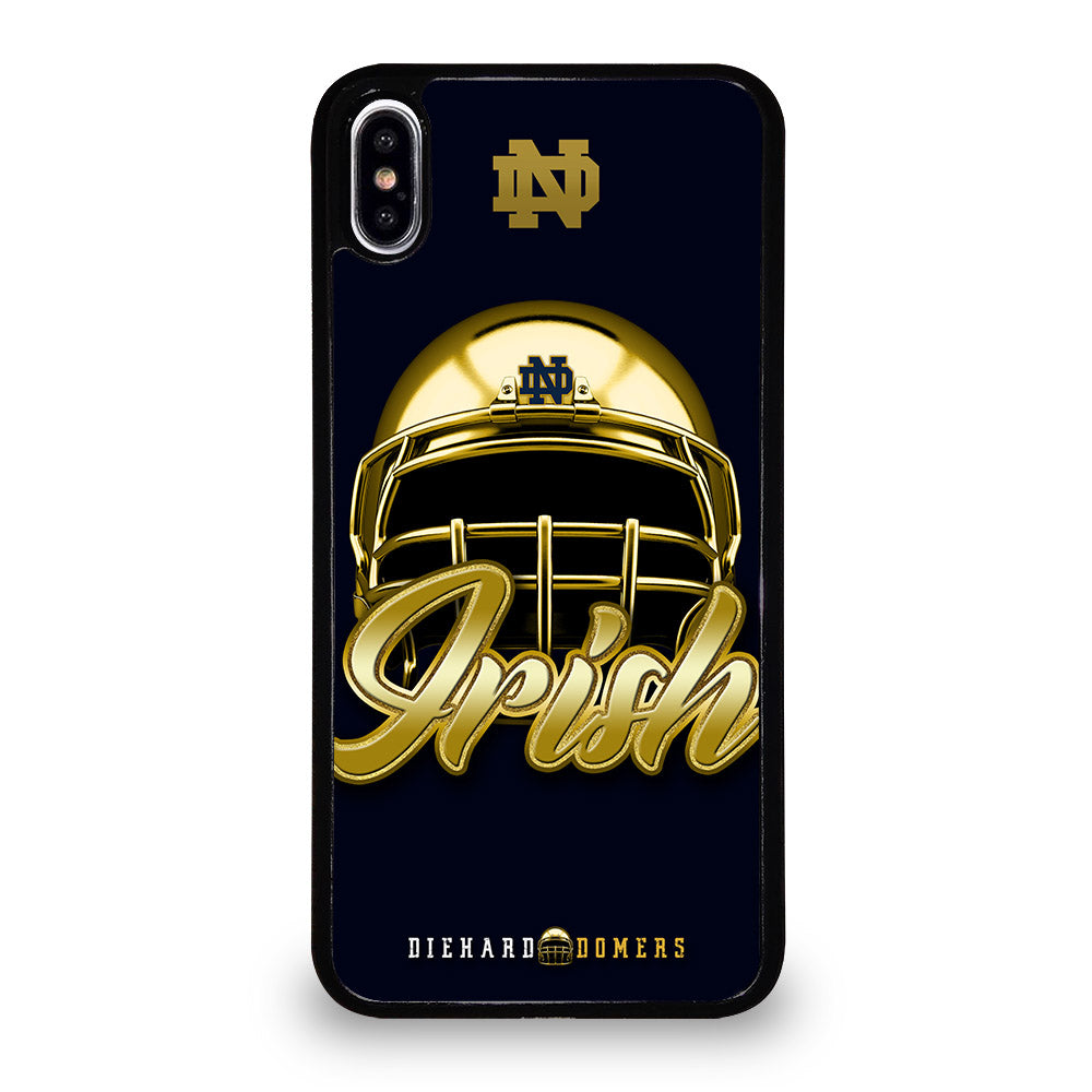 NOTRE DAME FIGHTING IRISH HELMET iPhone XS Max Case Cover