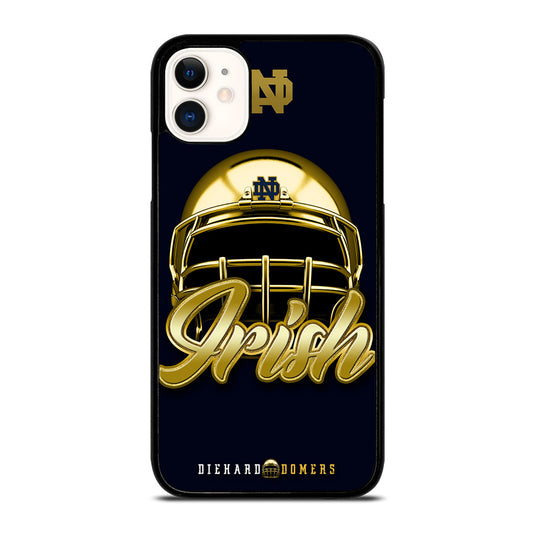 NOTRE DAME FIGHTING IRISH HELMET iPhone 11 Case Cover