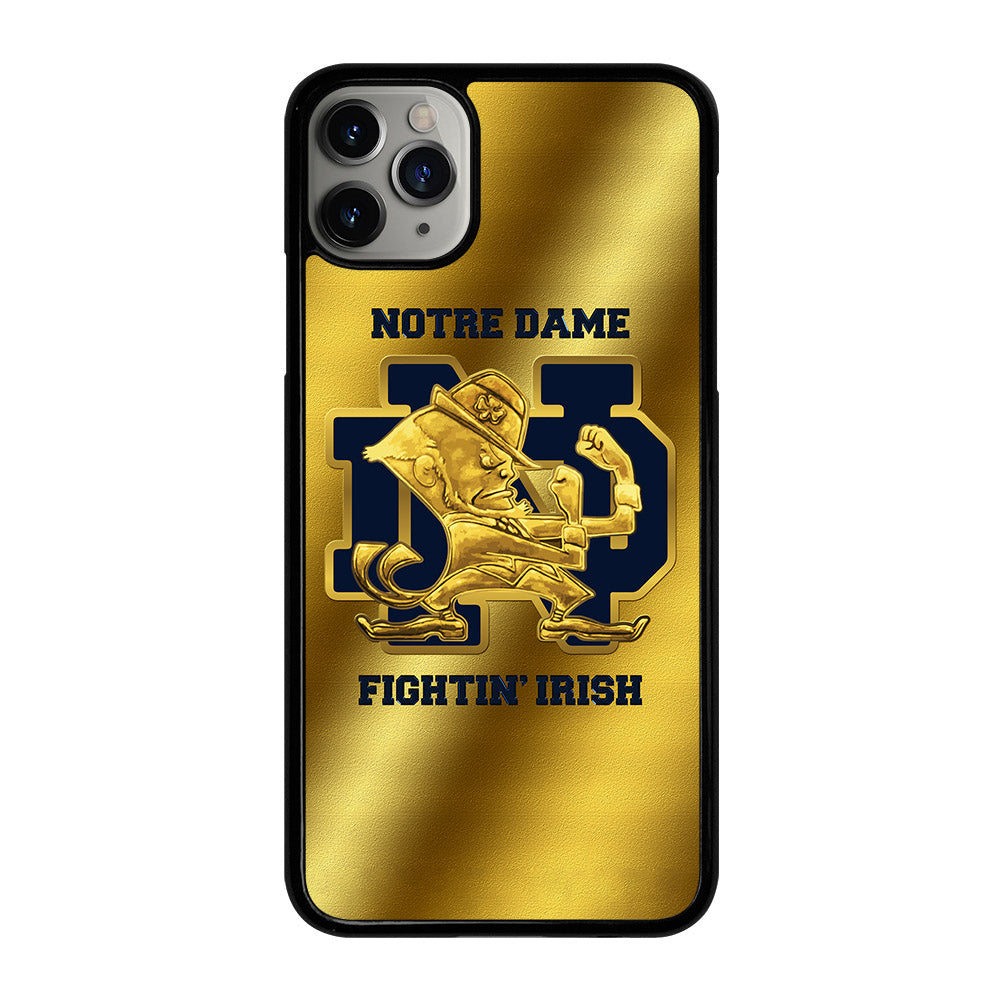 NOTRE DAME FIGHTING IRISH GOLD LOGO iPhone 11 Pro Max Case Cover