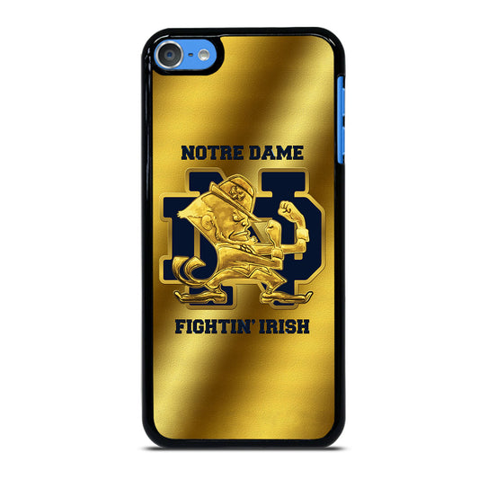 NOTRE DAME FIGHTING IRISH GOLD LOGO iPod Touch 7 Case Cover