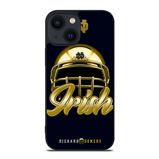 NOTRE DAME FIGHTING IRISH HELMET iPhone 14 Plus Case Cover