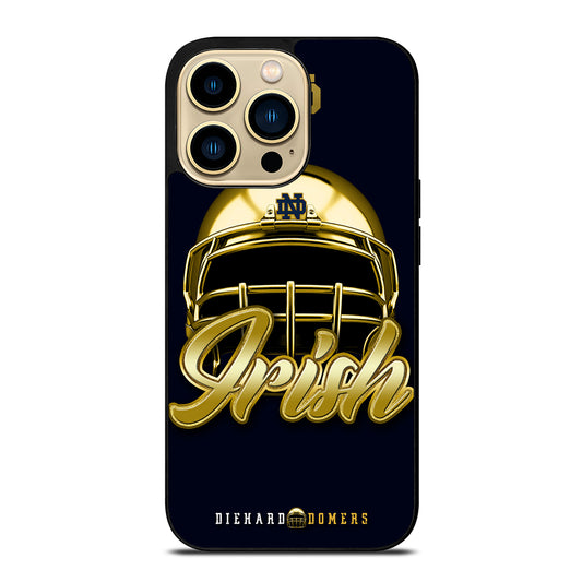 NOTRE DAME FIGHTING IRISH HELMET iPhone 14 Pro Max Case Cover